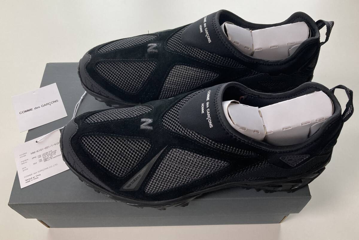 コムデギャルソン new balance ML610S 28cm black スリッポン Comme des Garcons拍卖
