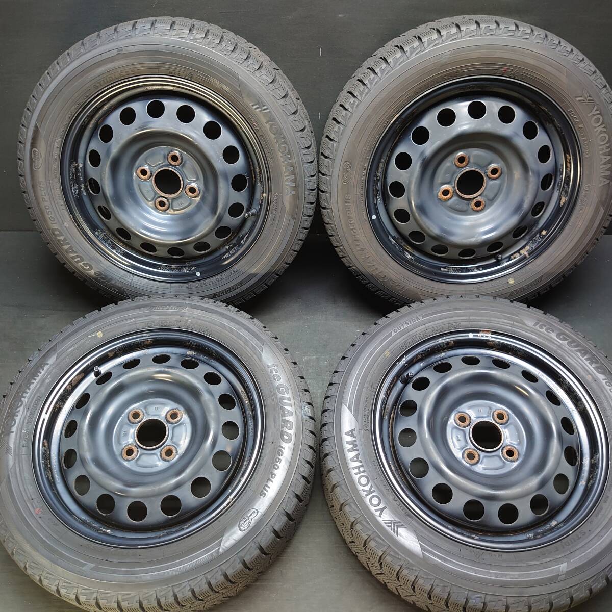 ★☆ トヨタ純正 ヨコハマ 185/60R15 カローラ フィールダー アクシオ アクア PCD100/+45 #175/65R15 #23455 ☆★拍卖