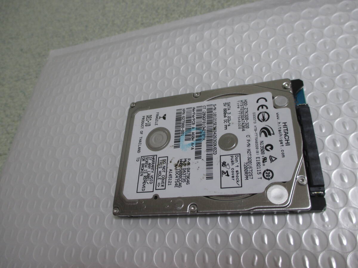 使用1781時間☆HITACHI 2.5インチ HDD 320GB拍卖
