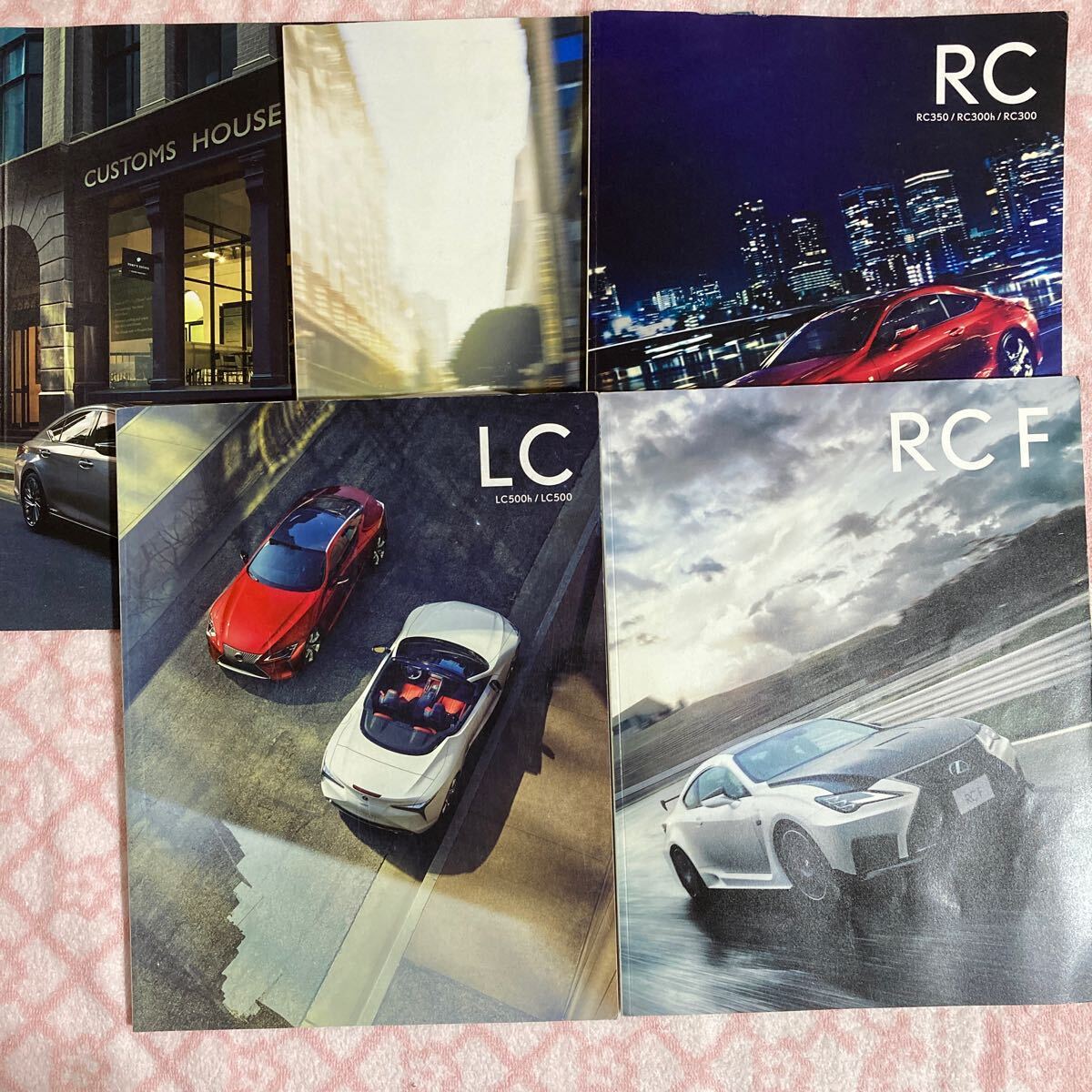 n 2535 LEXUS レクサス カタログ /RC/RCF/CT/ES/LC/5点セット TOYOTA拍卖