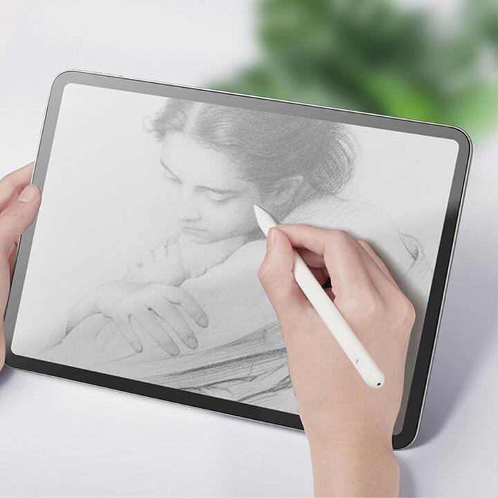 iPad Pro 12.9インチ第3/4/5/6世代用ペーパー ライク アンチグレア 非光沢 フィルム紙のような描き心地 反射低減 指紋、汚れ防止拍卖