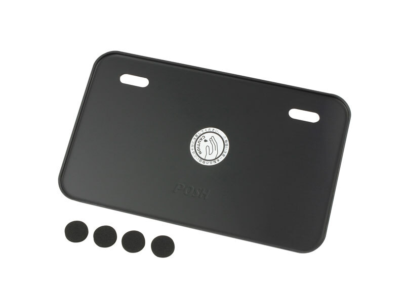 ポッシュフェイス POSH Faith アルミライセンスプレート(ナンバープレート用) 新基準適合タイプ S(50cc-125cc) ブラック 500290-06-10拍卖