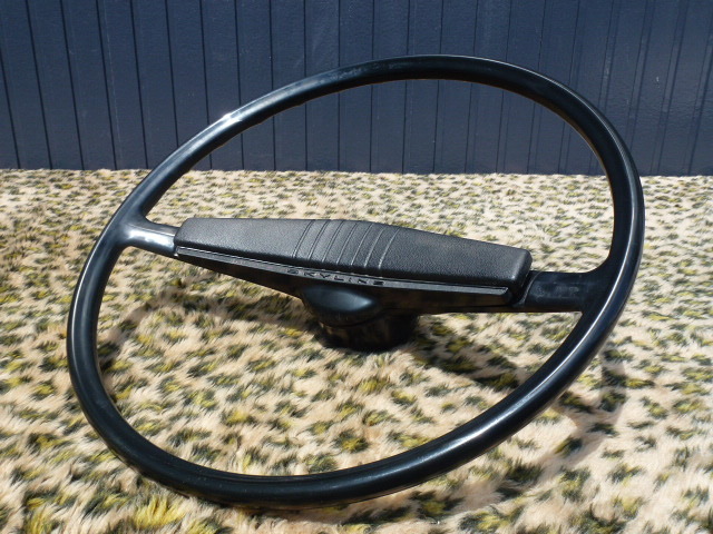 【良品!当時物!】スカイライン 日産 純正 ステアリング ハコスカ ケンメリ バン ワゴン 旧車 GT-R GTR C10 C110 C210 PC10 GC10 PGC10 拍卖