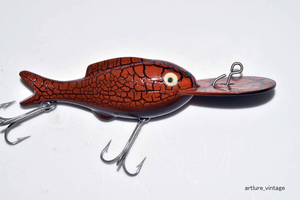 SMALL CRACKLBACK #8000 HEDDON SPOOK LURE VINTAGE LURE ビンテージルアー(8541-99 ) PLASTIC LURE拍卖