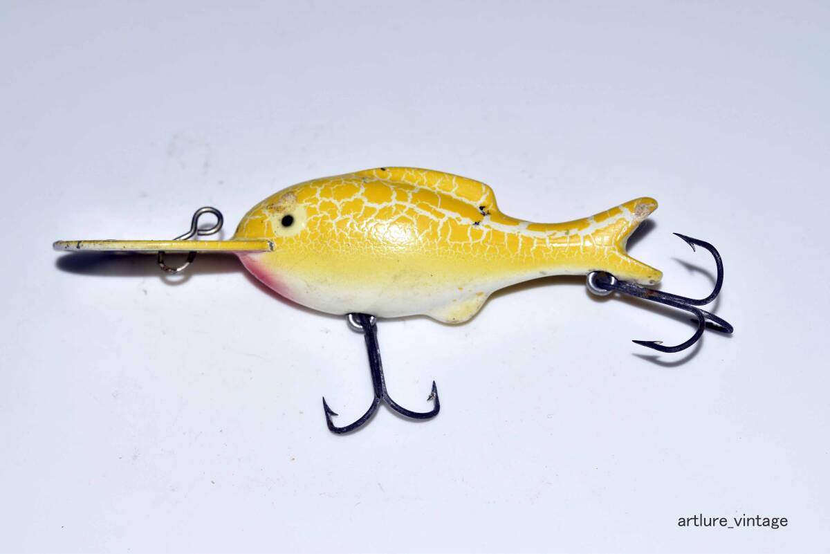 SMALL CRACKLBACK #8000 HEDDON SPOOK LURE VINTAGE LURE ビンテージルアー(8540-99 ) PLASTIC LURE拍卖