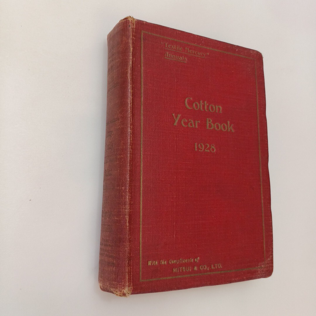 zaa-607♪The Cotton Year Book and Diary, 1928年の綿花年鑑 旧称「綿花繊維年鑑」 S. エクロイド(著)拍卖