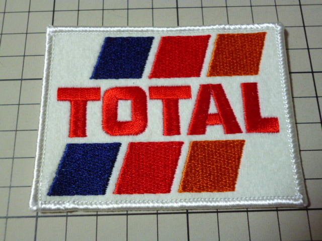 正規品 TOTAL ワッペン 未使用 当時物 です(刺繍/91×70mm) トタル拍卖