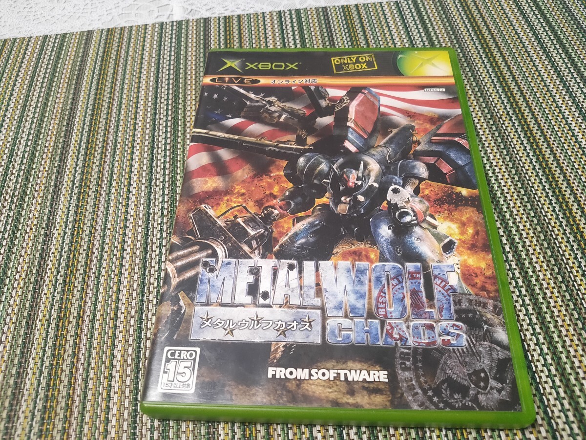 METAL WOLF CHAOS メタルウルフカオス/フロム・ソフトウェア Xbox拍卖