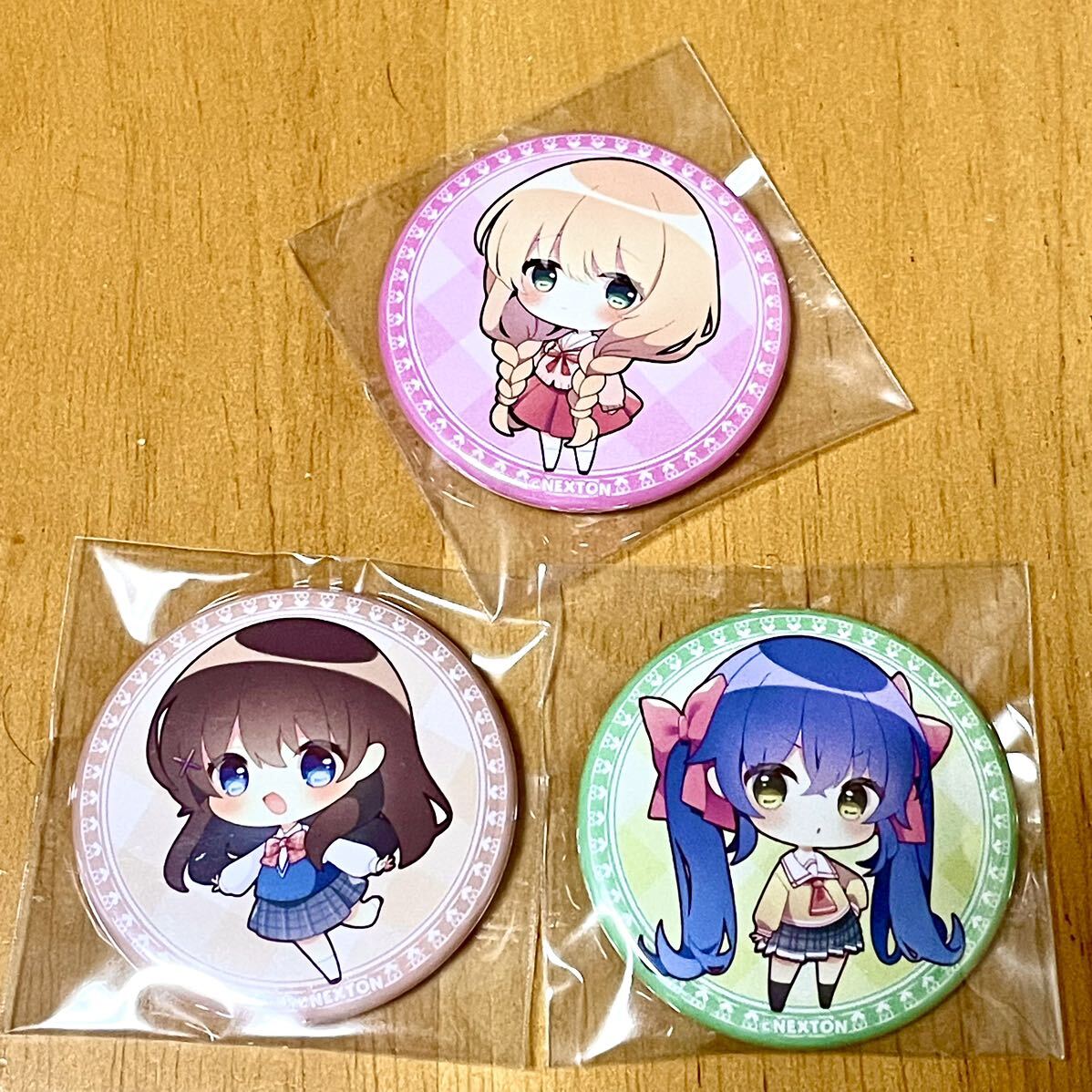 ■コミケ104 C104 NEXTON スピードくじ2024夏 ネクストン 缶バッジ3個拍卖