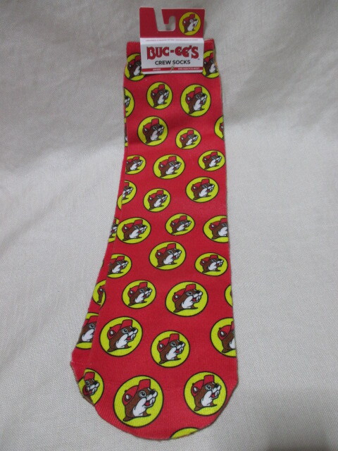 即決★アメリカ テキサス Buc-ee's バッキーズ ビーバーキャラクター ソックス/ワンサイズ・男女 フリーサイズ兼用 (新品) F拍卖