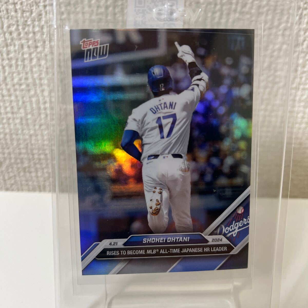 【希少】Topps now 2024 大谷翔平 106SP MLB ALL-TIME JAPANESE HR LEADER ドジャース拍卖