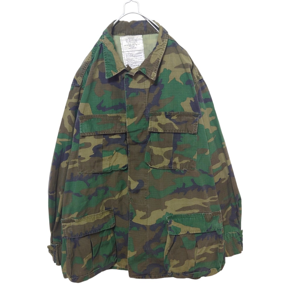 【US ARMY】米軍 実物 81年納入 LC-1 BDUミリタリージャケット S-751拍卖