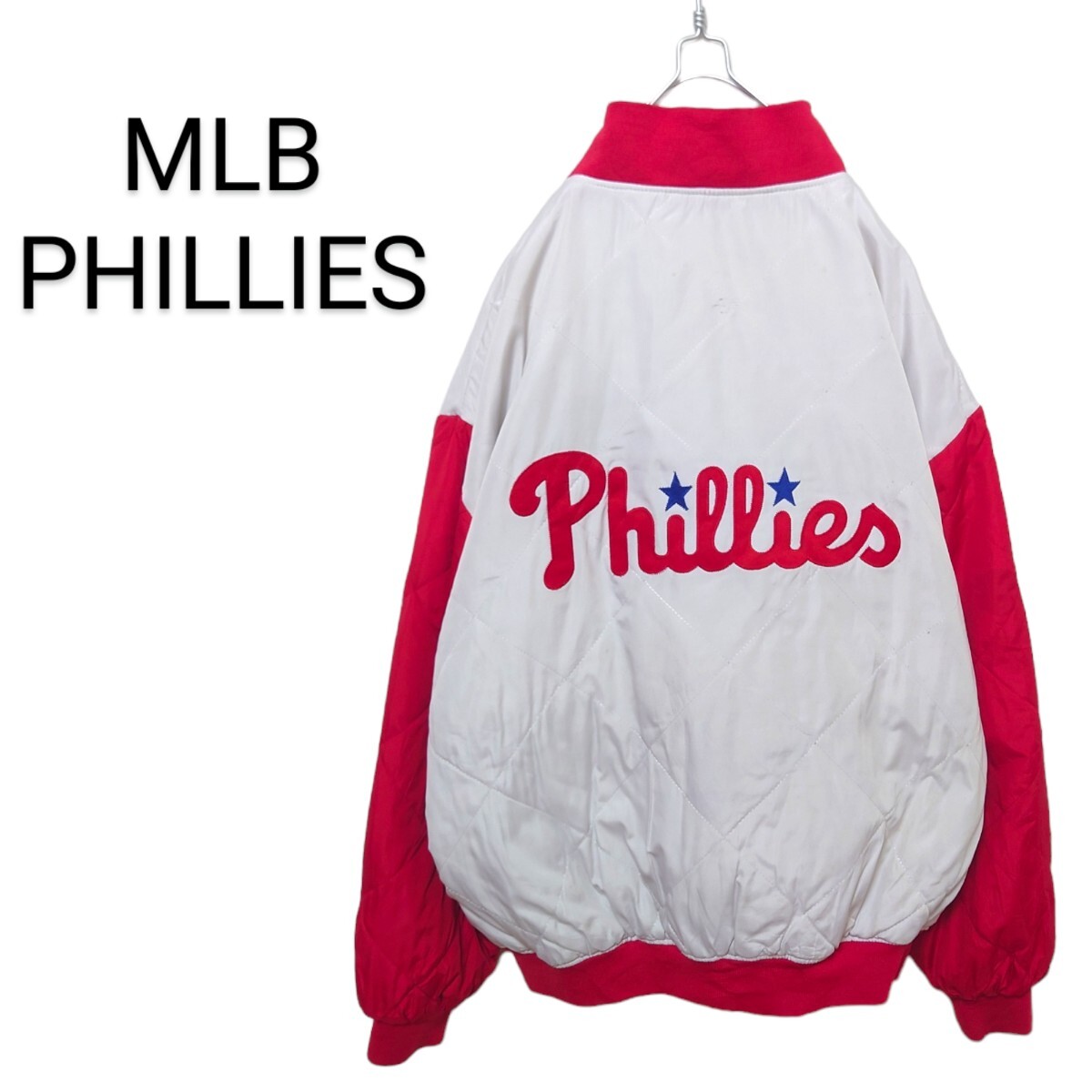 【Majestic】MLB PHILLIES キルティングジャケット A2203拍卖