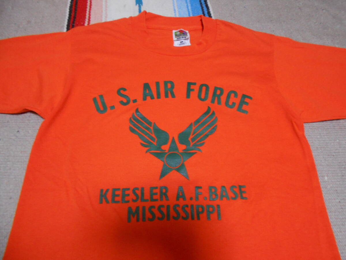 1990年代製 米軍正規 USAF U.S.AIR FORCE KEESLER A.F. BASE MISSISSIPPI FRUIT OF THE LOOM キースラー空軍基地 Tシャツ 自衛隊 USMC拍卖