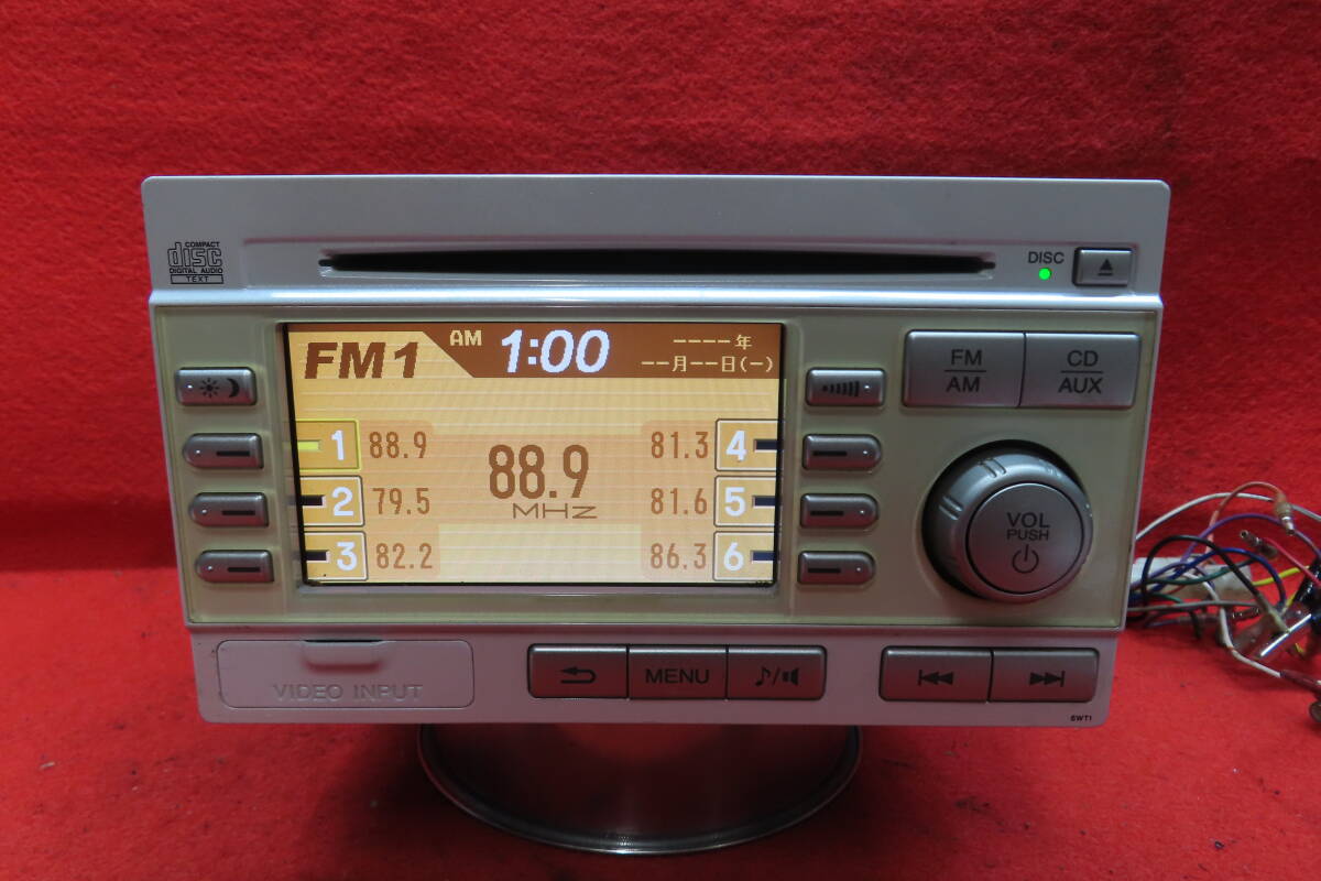 CS1125* ホンダ 純正 JC1 ライフ 39100-SZH−J6 CDプレイヤー デッキ カーオーディオ 本体のみ 拍卖