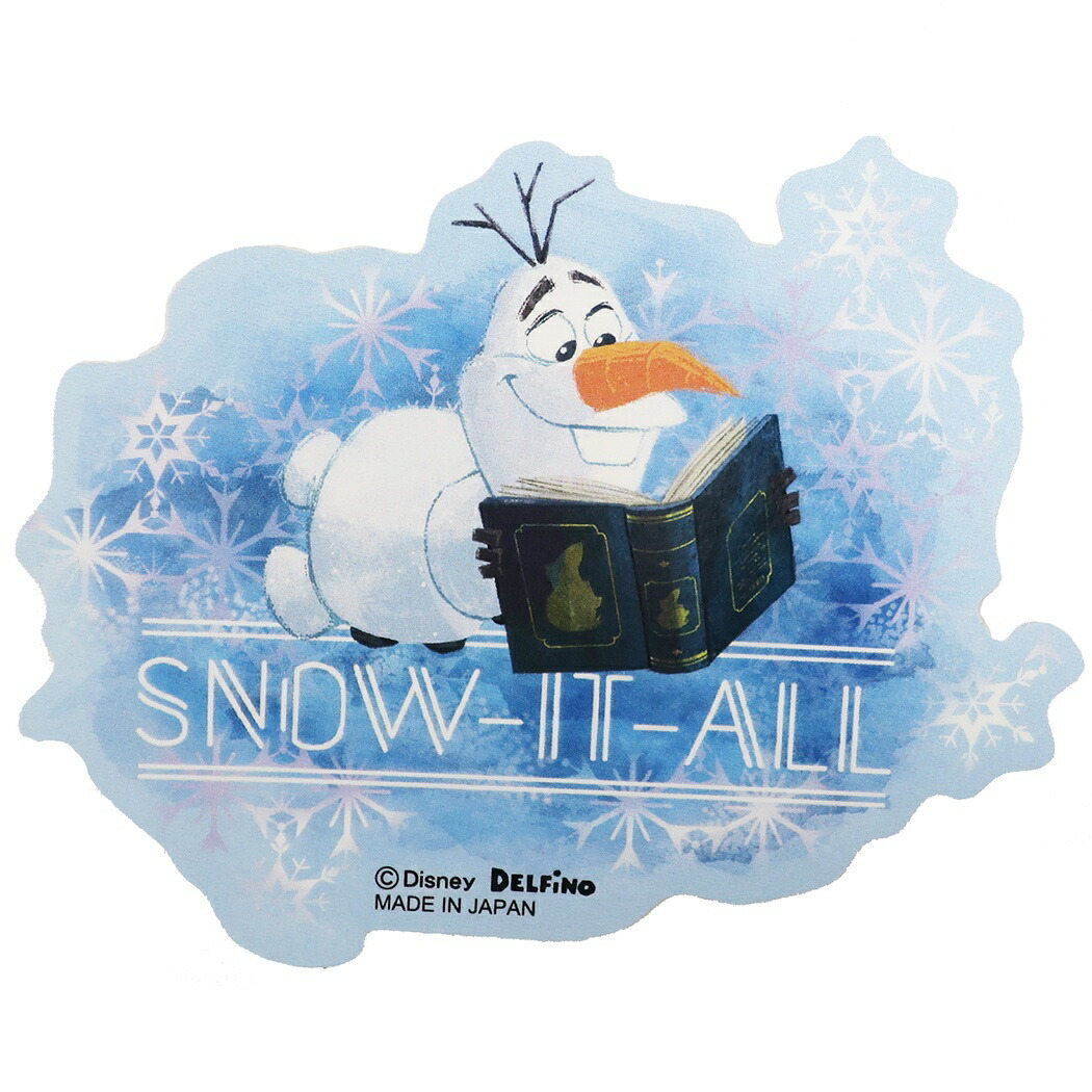 アナと雪の女王 2 ビッグ シール ダイカット ステッカー オラフ 本 ディズニー デルフィーノ かわいい【セール】 プレゼント拍卖