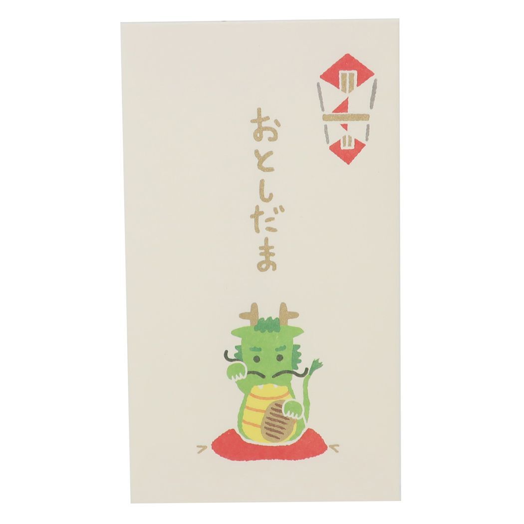 伊予和紙ふわり 年賀ぽち袋3枚セット ぽち袋 招きたつ かわいい拍卖