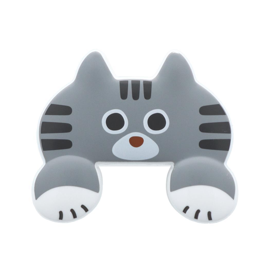クリップ 猫 ダイカットクリップ JITTOME サバトラ ねこ サンスター文具拍卖