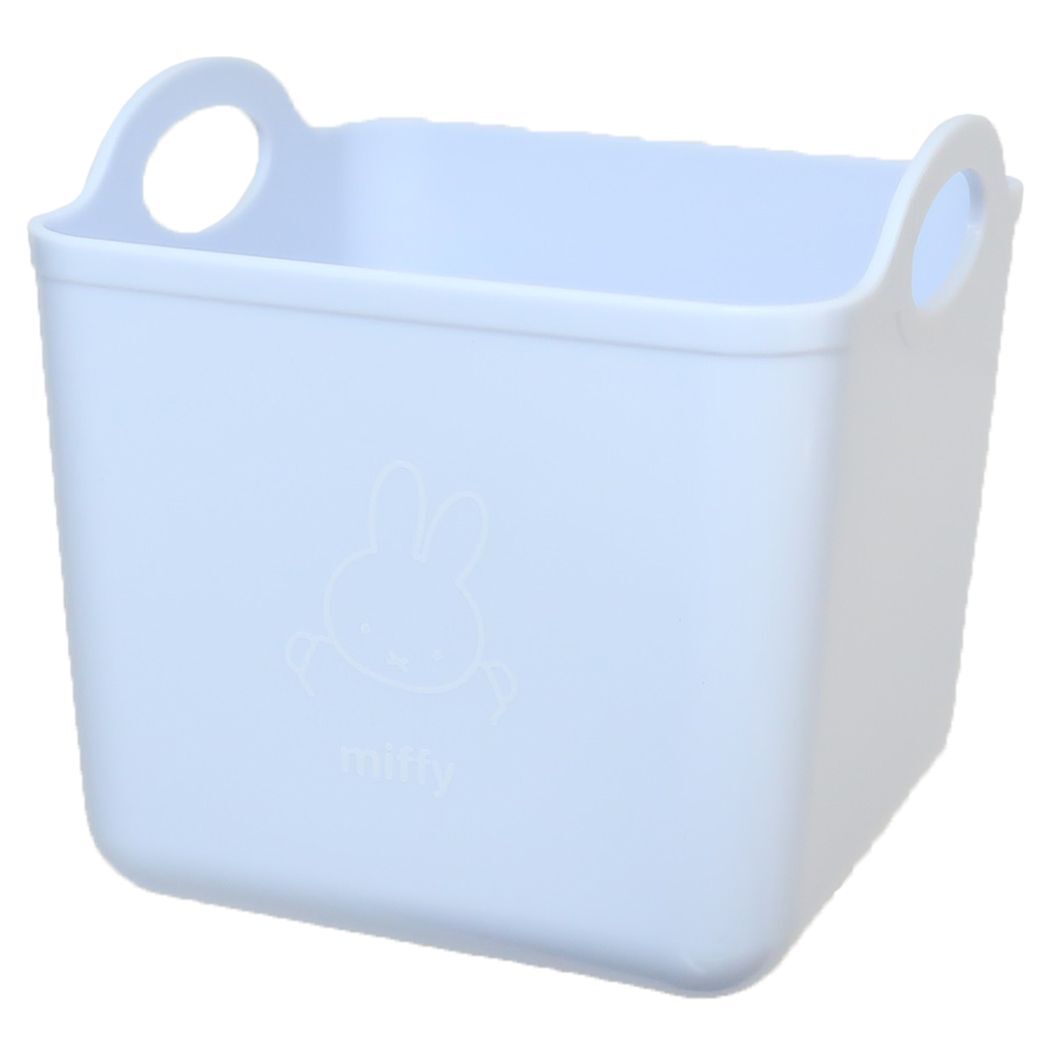 ミッフィー 絵本キャラクター 卓上収納 ミニソフトバスケット ペールブルー ディックブルーナ拍卖
