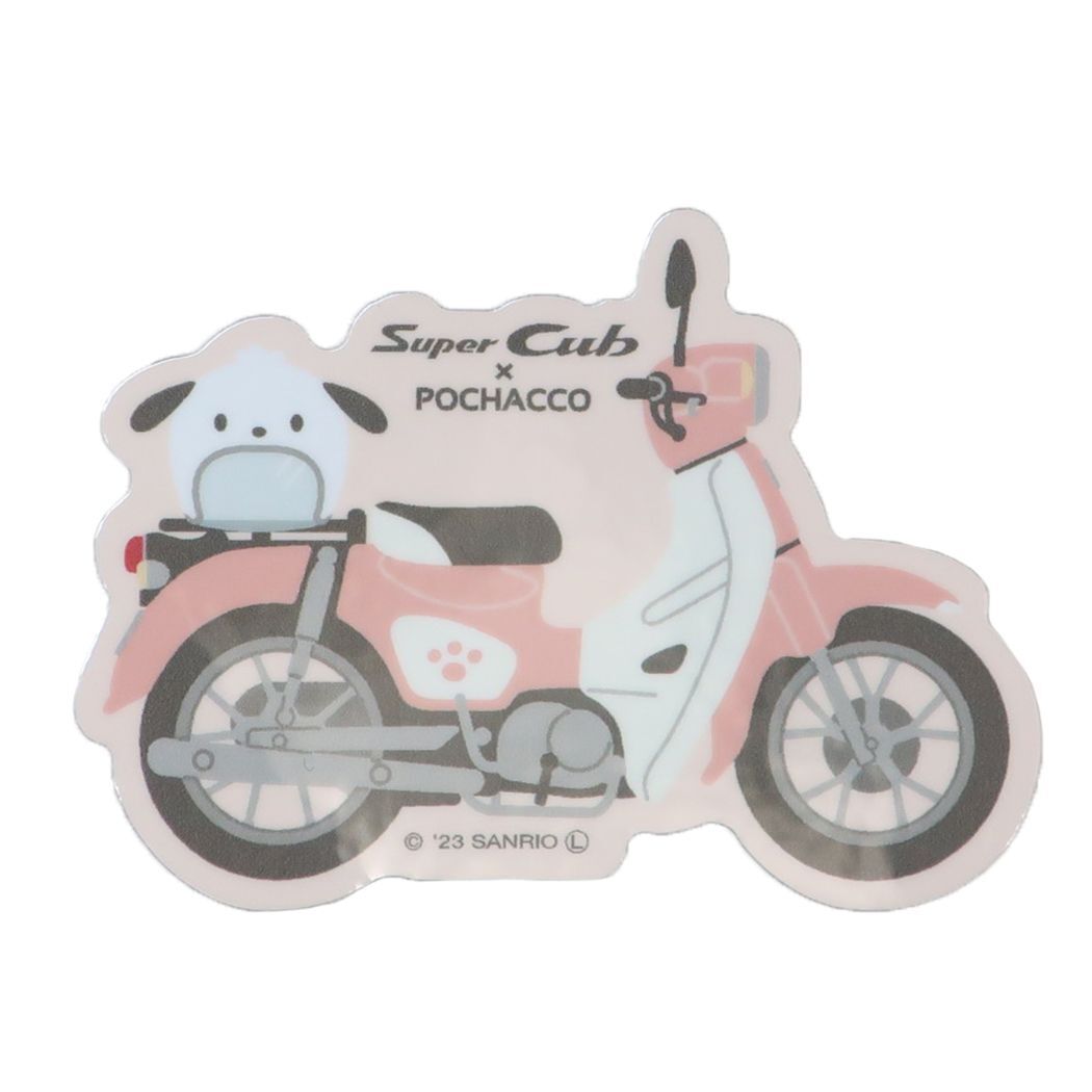 はぴだんぶい サンリオ キャラクター ビニールシール SuperCub×HAPIDANBUI ダイカットステッカー ポチャッコ拍卖