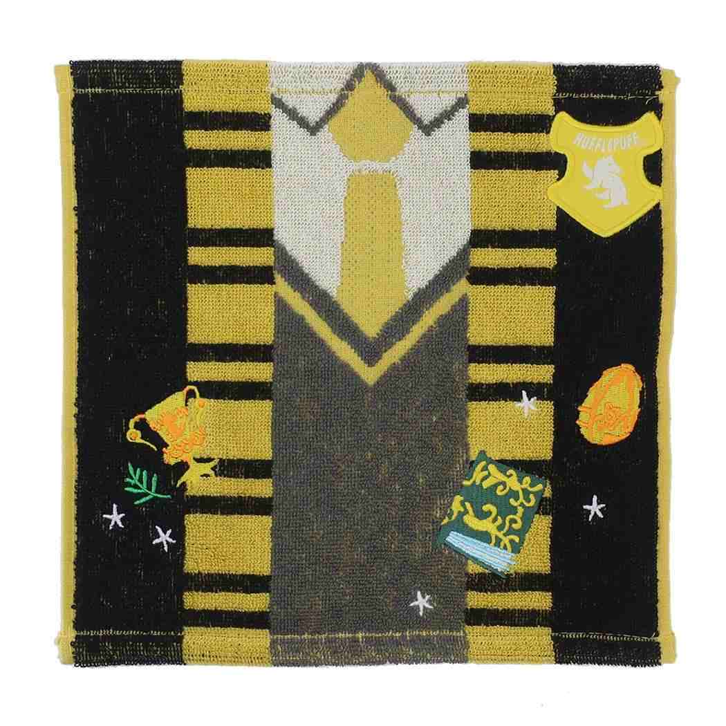 ハリーポッター 映画キャラクター ミニタオル ジャガードハンカチタオル 制服ハッフルパフ ワーナーブラザース拍卖