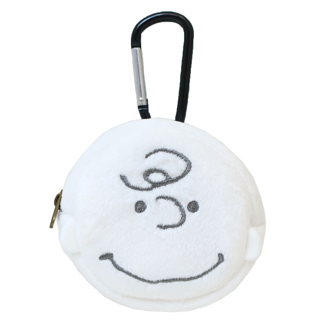 スヌーピー ピーナッツ キャラクター ミニポーチ カラビナミニポーチ CB チャーリーブラウン拍卖