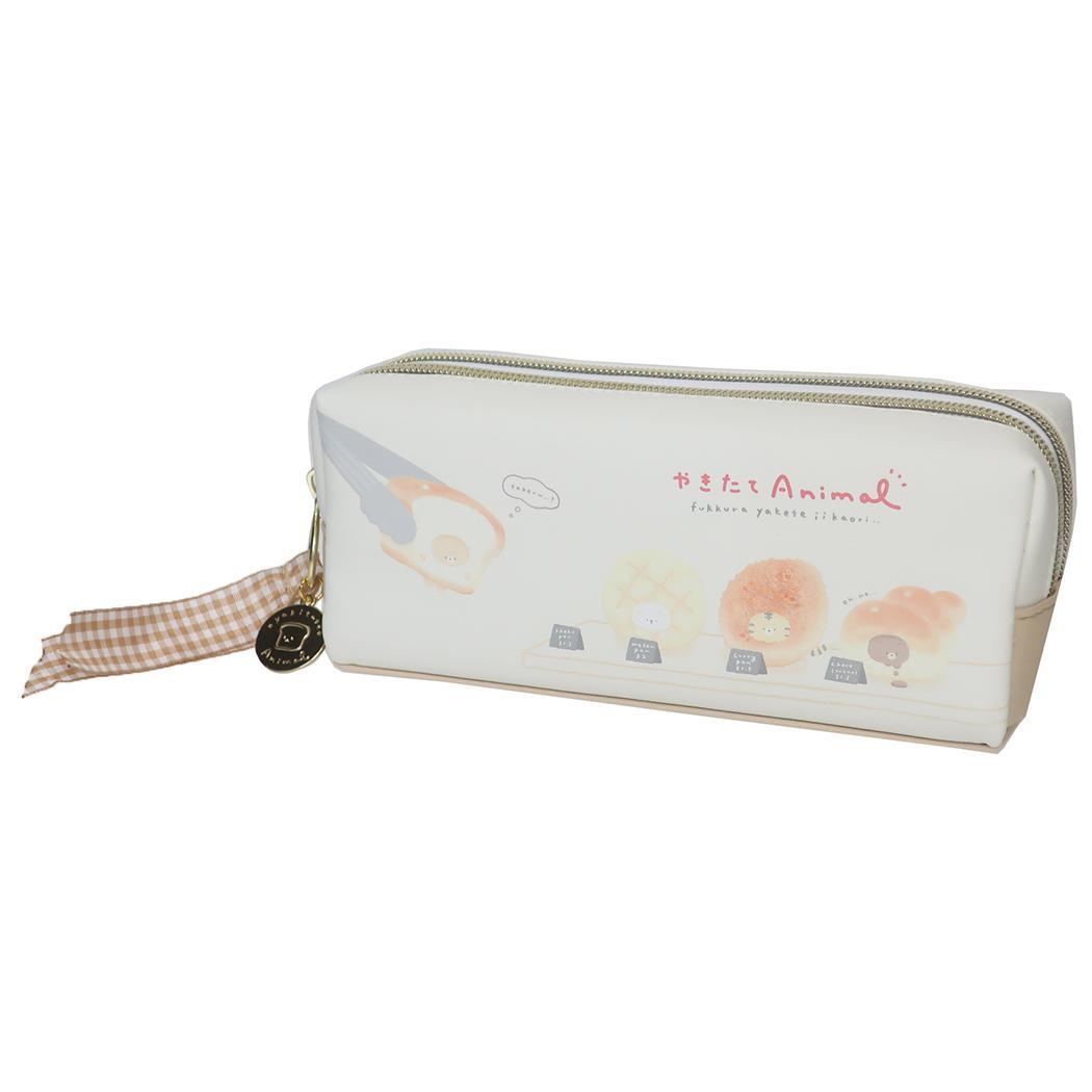 ペンポーチ やきたてアニマル ツインファスナーペンケース パン屋さん クーリア拍卖