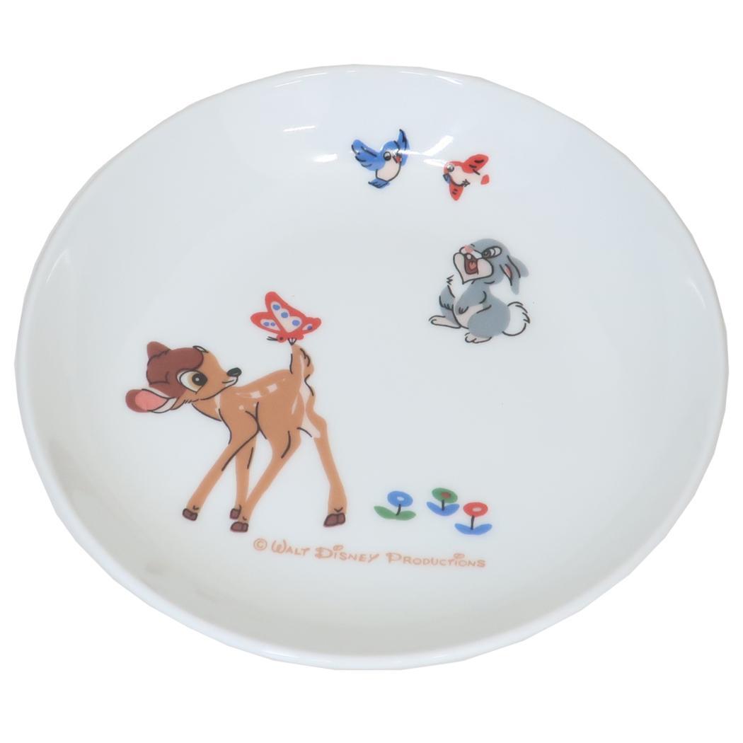 バンビ 中皿 17cmプレート 復刻アート1963 ディズニー 三郷陶器拍卖