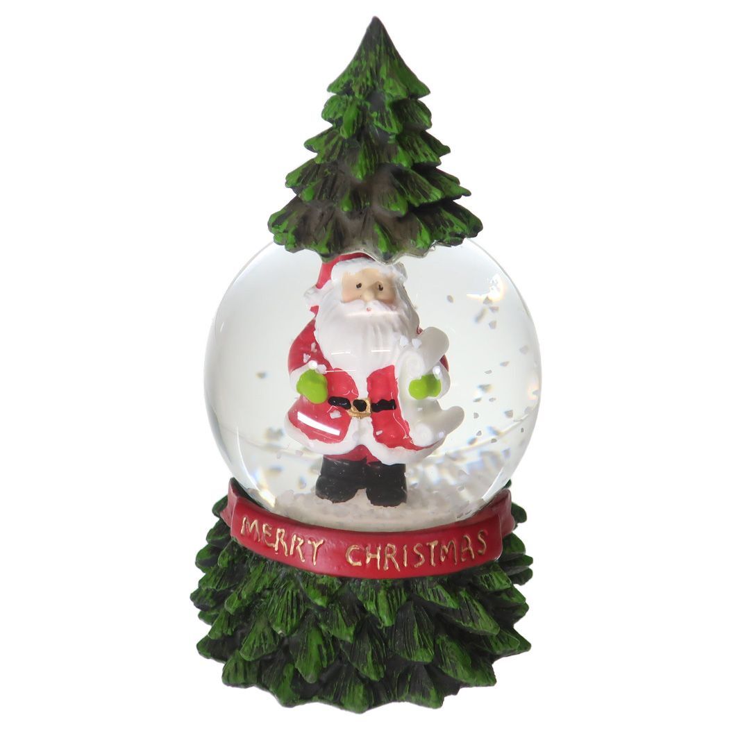 オブジェ スノーグローブ45mm ミニツリー サンタ クリスマス APJ拍卖