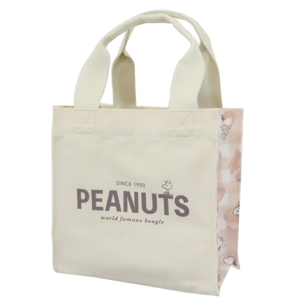 スヌーピー スクエアトートバッグ ミニバッグ ピーナッツ キャラクター拍卖
