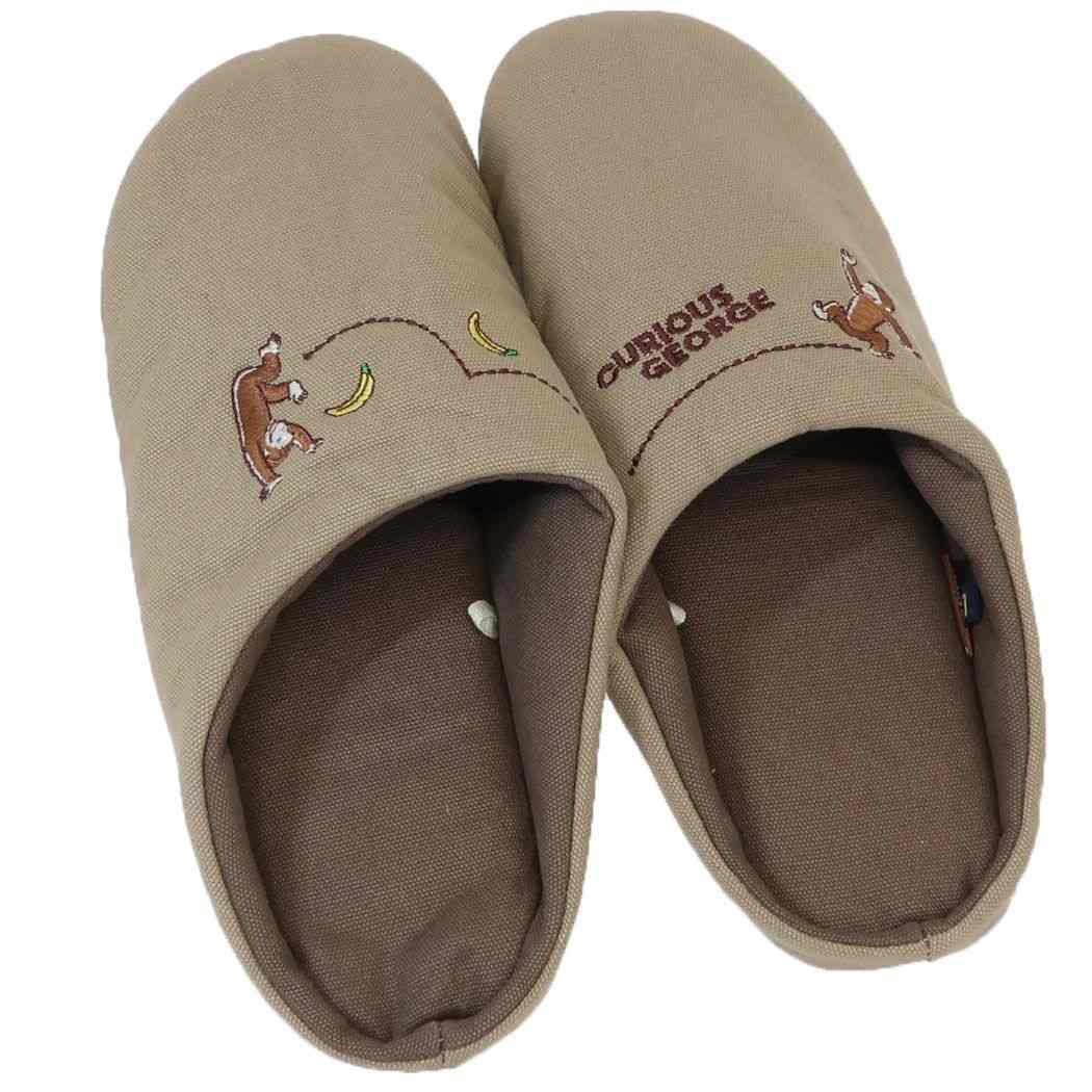 おさるのジョージ グッズ スリッパ 絵本キャラクター ルームシューズ拍卖