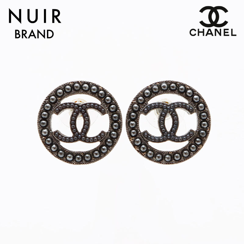 シャネル CHANEL ピアス A17 ココマーク ラウンド シルバー拍卖