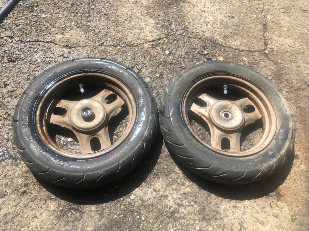 54687■ ライブディオ AF34 (124番台〜) ホイールセット フロント リア 左右拍卖