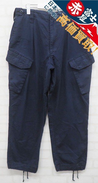 3P7424/イギリス軍 ROYAL NAVY COMBAT TROUSERS ロイヤルネイビー コンバットトラウザーズ カーゴパンツ拍卖