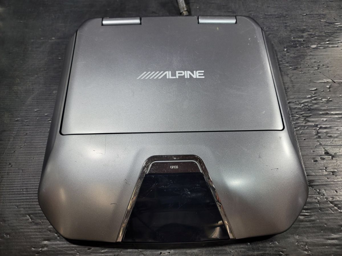 アルパイン 10.2インチ フリップダウンモニター TMX-R1050S リモコン欠品 リアモニター拍卖