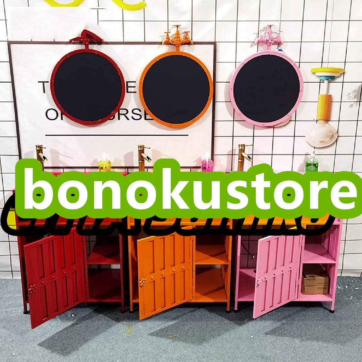 豪華の洗面台セット 独立式 洗面ボウル 自立型台座シンク ホテルのバスルーム アート シンク バスルームの洗面化粧台ユニット家具拍卖