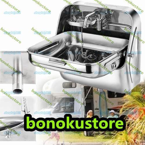 壁掛け RV シンク、RVキャラバン洗面台シンク、RVシンクキャンピングカーシンク、折りたたみ式手洗いシンク拍卖