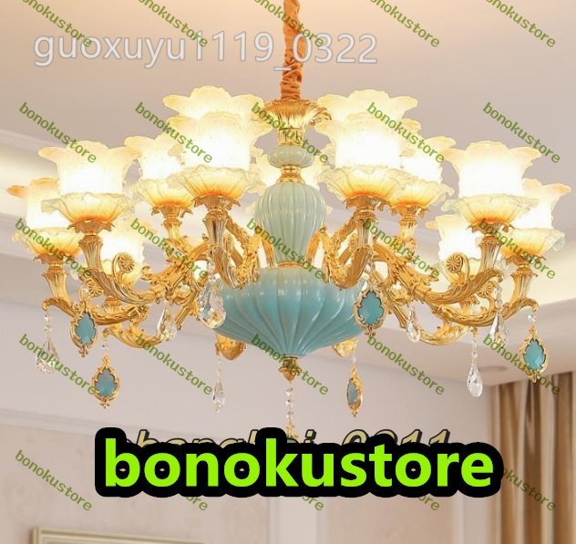 極上品☆豪華水晶天井照明 ペンダントライト 豪華 洋風照明.シャンデリア 北欧デザイン シーリングライト 10灯 室内芸術 U429拍卖