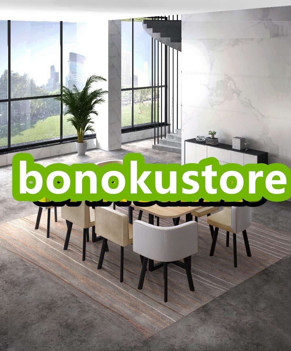 人気推薦☆ 多種選択可 8人用 商談 役員応接 会議テーブル 7点セット 打ち合わせ お見逃しなく!拍卖