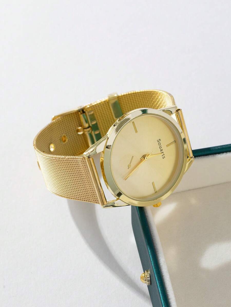 腕時計 レディース クォーツ ユニセックス 洗練されたアロイ腕時計 1個 (箱無し) 学生への進学祝いのギフト拍卖