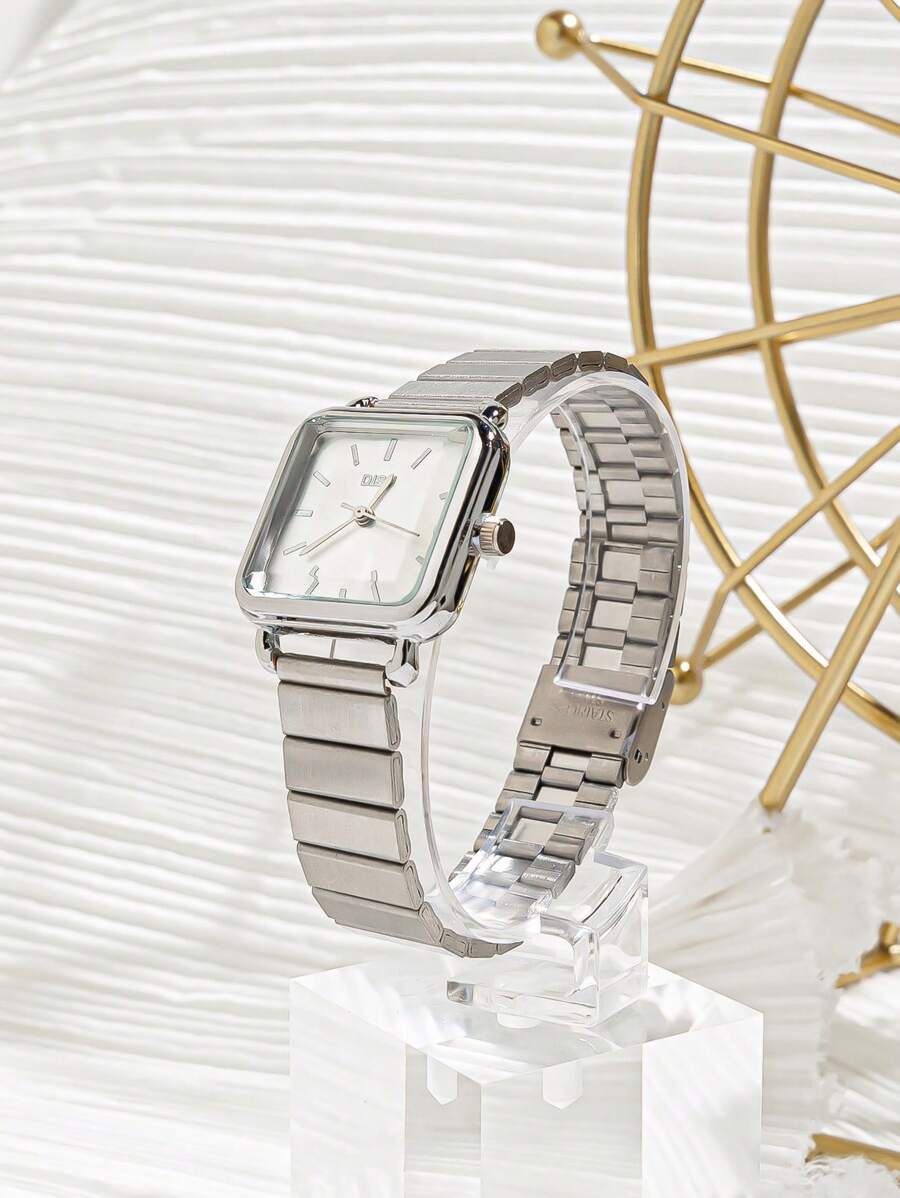 腕時計 レディース クォーツ 四角ポインター クォーツ 腕時計、学生のための学校復帰ギフト拍卖