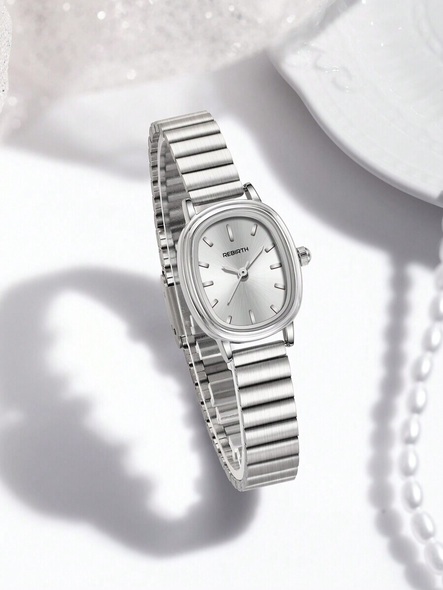 腕時計 レディース クォーツ 1個 リバースブランド レディース クラシックミニマリストオーバル文字盤 優雅でシックな クォーツ式拍卖