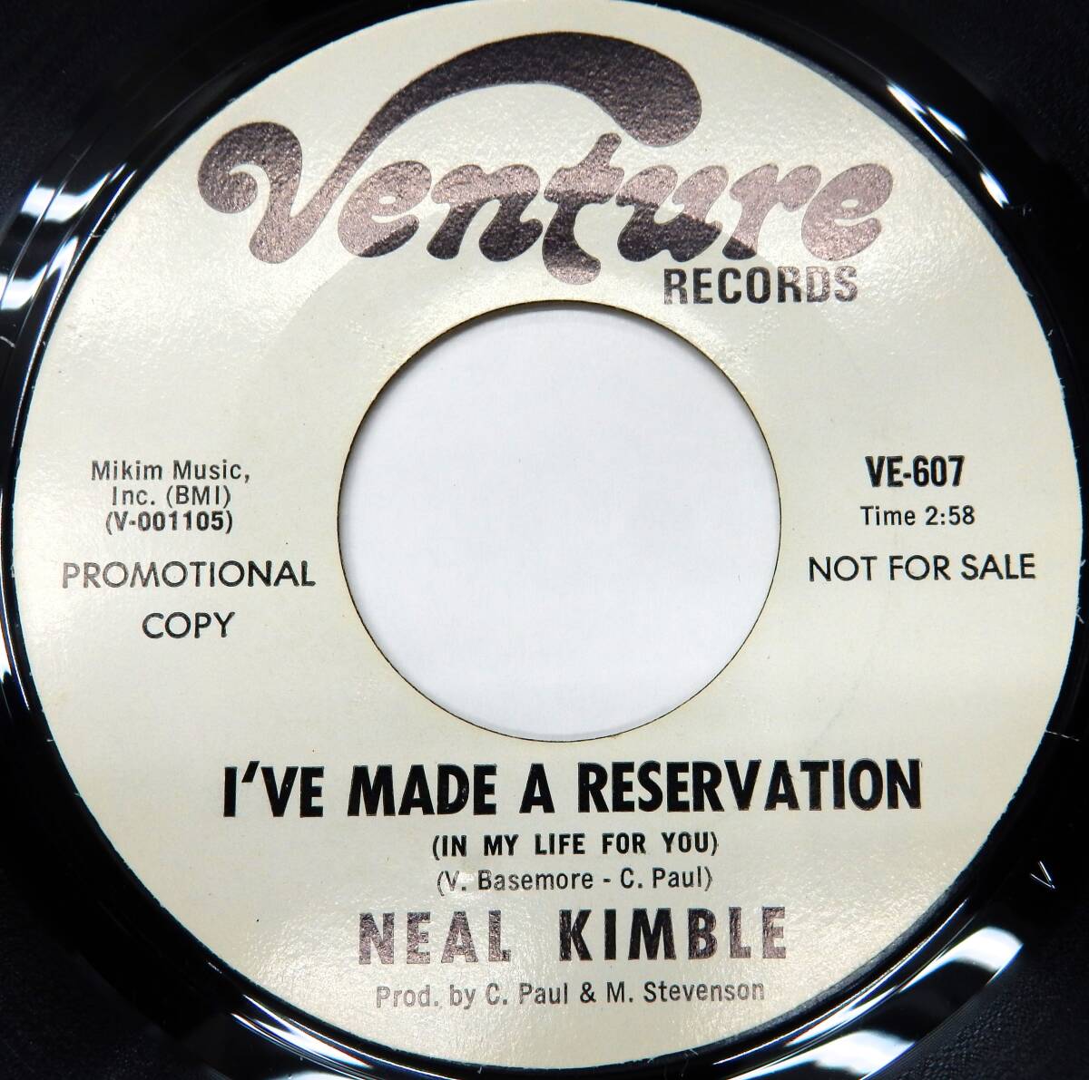 プロモ盤 EP) NEAL KIMBLE I'VE MADE A RESERVATION拍卖