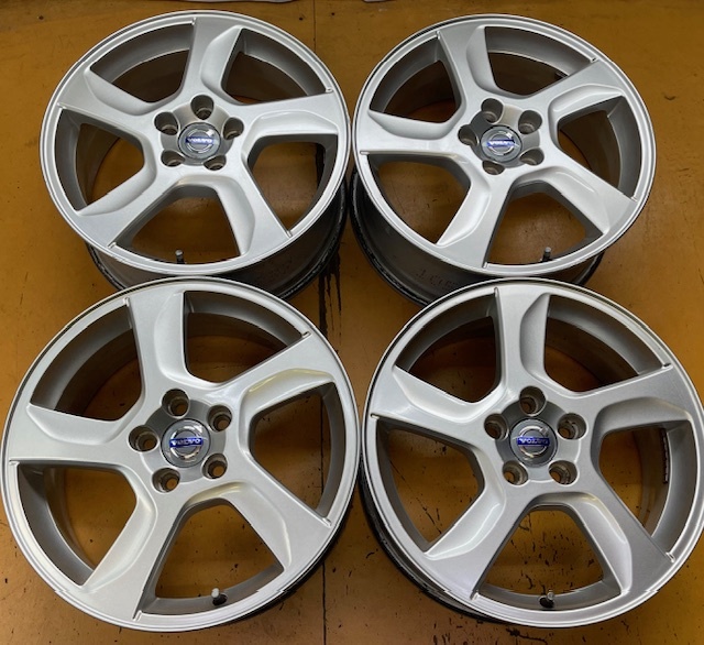 R13☆希少VOLVO ボルボ 純正 Balder (バルドール) ホイール 4本 7J-17 PCD108 5穴 +50 ハブ63 拍卖