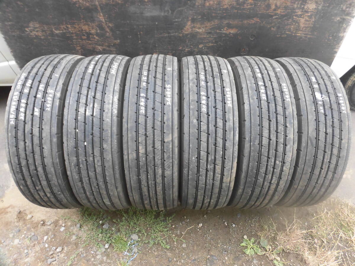 215/70R17.5 123/121J●ブリヂストン 2020年夏タイヤ6本●240805拍卖