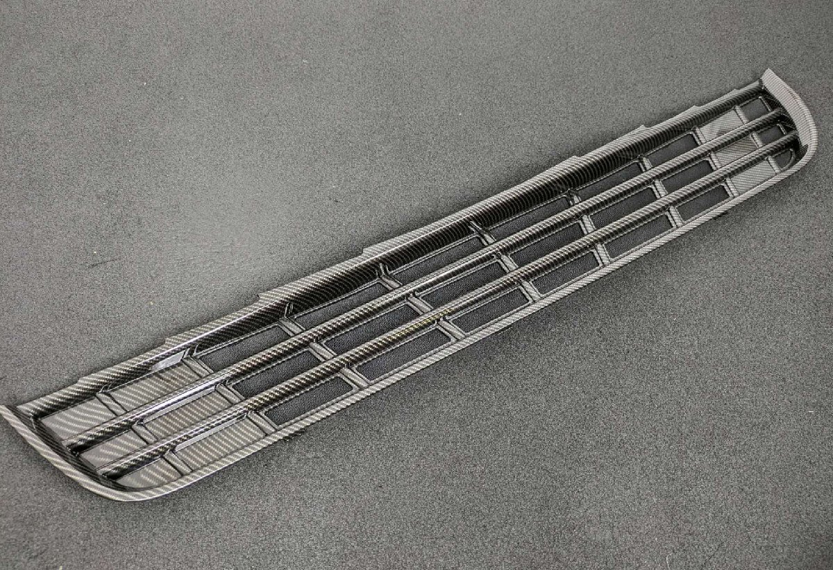 スポーティ全開♪ カーボン ルック フロントバンパー ロアグリル ガーニッシュ アルファードハイブリッド 40 系 Z エグゼクティブラウンジ拍卖