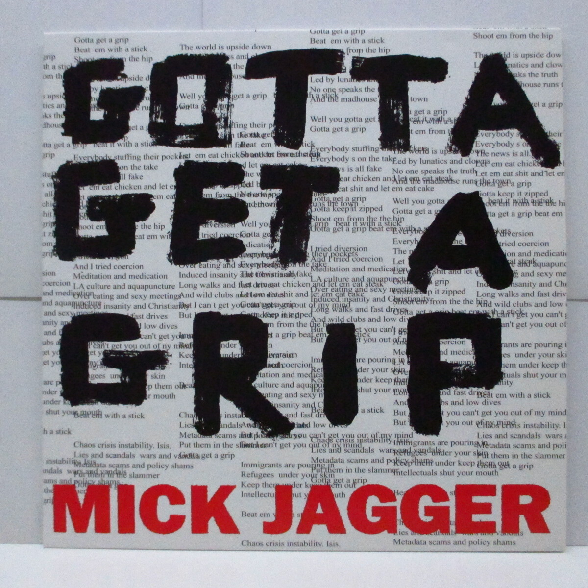 MICK JAGGER(ミック・ジャガー)-Gotta Get A Grip / England Lost (EU 限定拍卖
