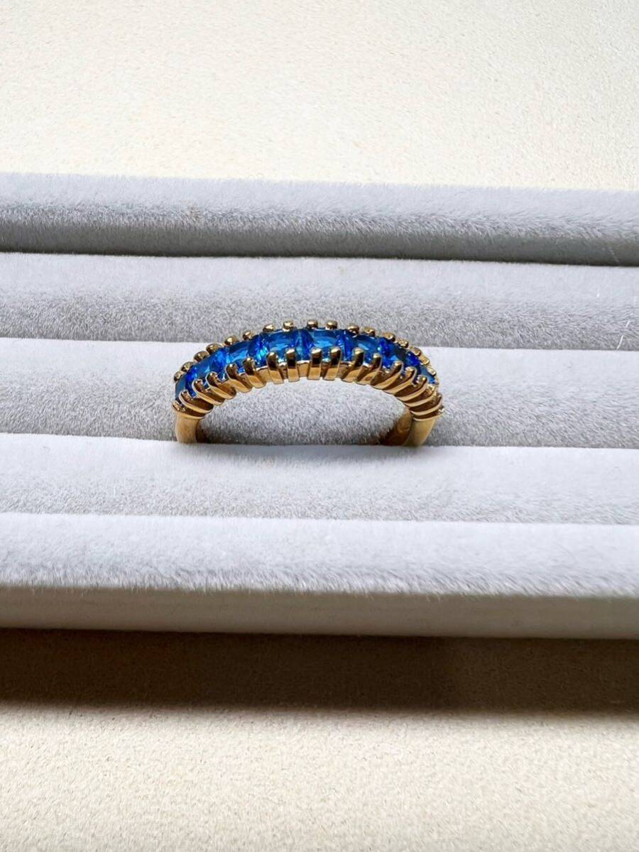 天然石リング ブルートパーズ Aタイプ拍卖