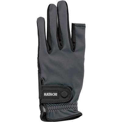 グラウンドゴルフ手袋/グレー/SMサイズ/ハタチ/両手/手袋/ストレッチグローブ/1980円即決拍卖