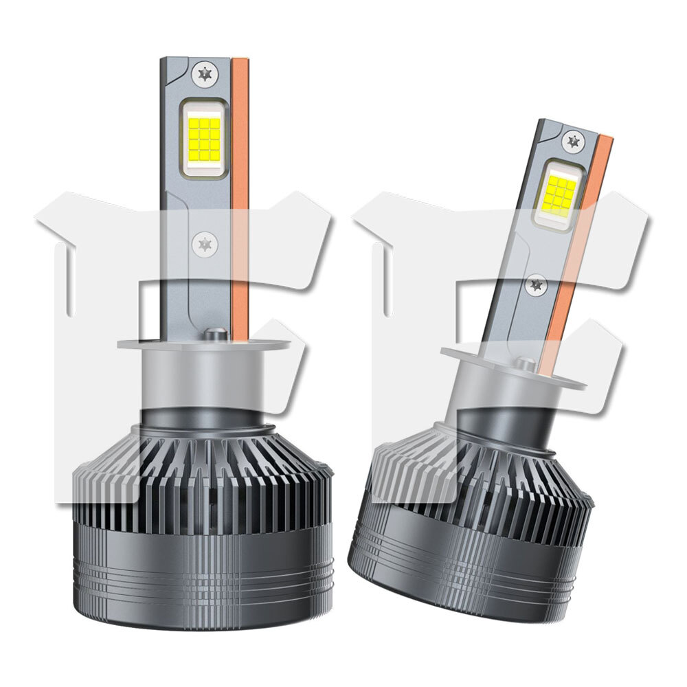 送料無料● H1 120W 2023新発売!! 24000LM LED ヘッドライト フォグランプ 光軸調整 12V キャンセラー内蔵 新車検対応 無極性 2個拍卖